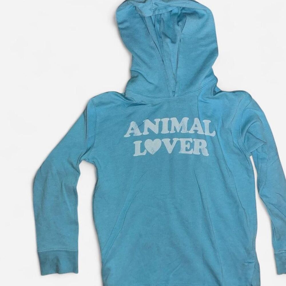 Girl's Lightweight Blue Hoodie
